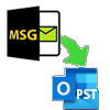convert msg to PST Outlook