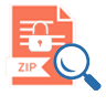 preview while zip password recovery