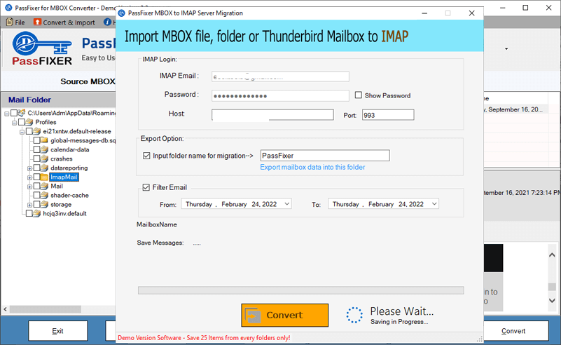 mbox to Outlook.com migration